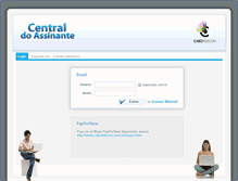 Tablet Screenshot of central.supercabo.com.br